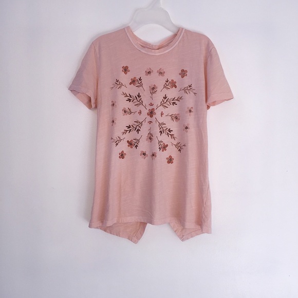 Lucky Brand Tops - Lucky Brand | Ruched Back Floral Tee